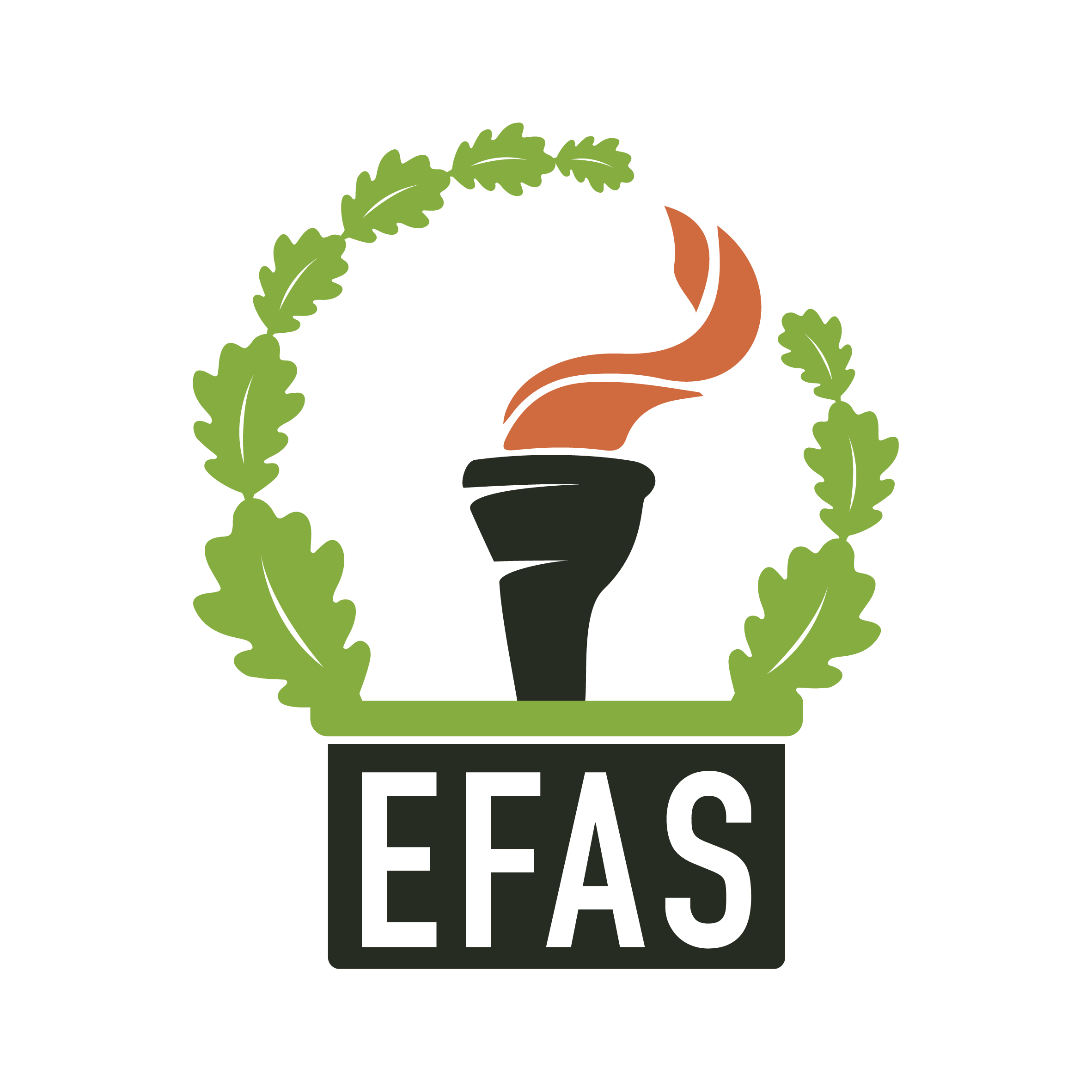 Efas logo white circle